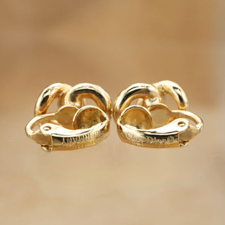 Christian Dior Rhinestone Earrings GP