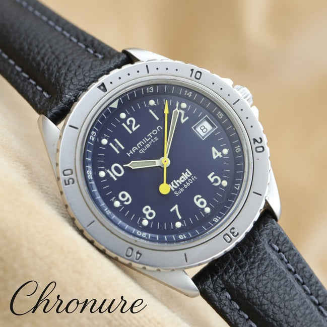 HAMILTON Khaki Sub 660ft 9745B <1990年代>