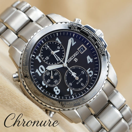 SEIKO BRIGHTZ World Time Alarm Titunium SAGW001/5T52-6B90 <2001年>