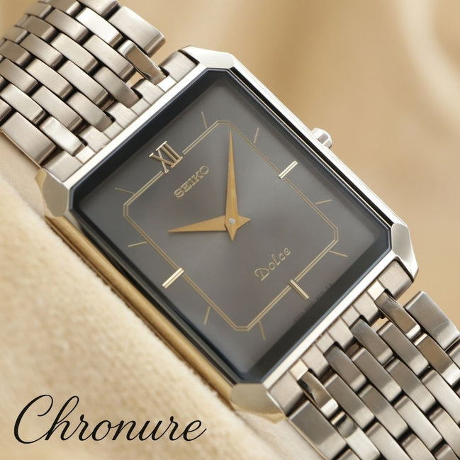 SEIKO Dolce TUNGSTEN CARBIDE 8N40-5050 <1990>