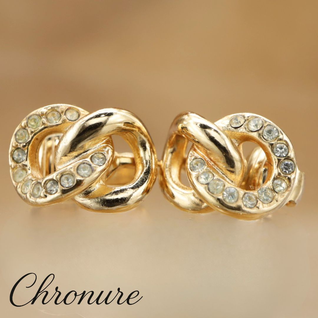 Christian Dior Rhinestone Earrings GP