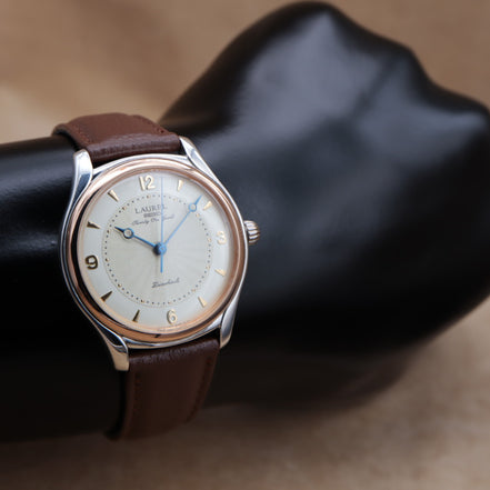 SEIKO LAUREL LJAL600/4S24-0030 Sv925 18K Gold <1995年製>