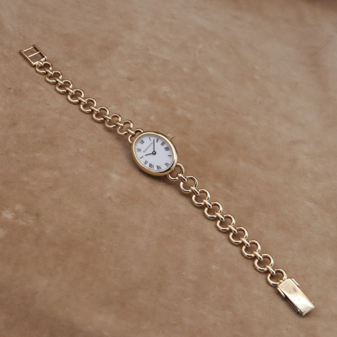 TIFFANY&Co. 14K Oval Chain Link