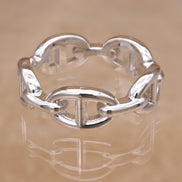 HERMES Chaine d'Ancre Enchainee Ring