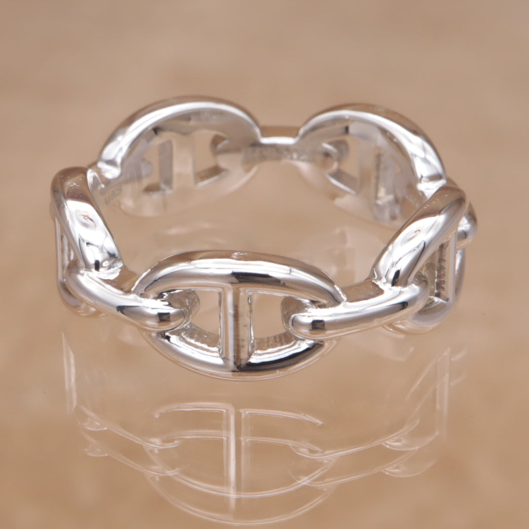 HERMES Chaine d'Ancre Enchainee Ring