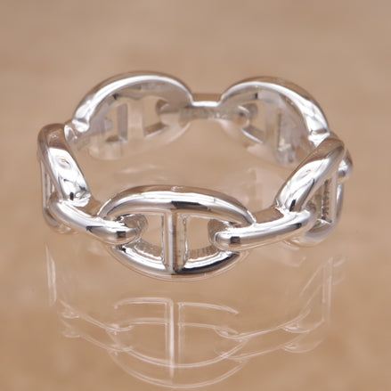 HERMES Chaine d'Ancre Enchainee Ring