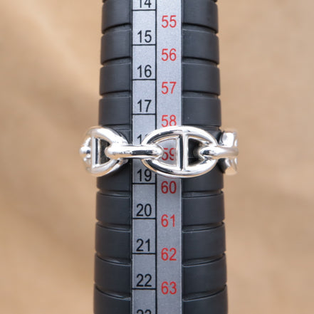 HERMES Chaine d'Ancre Enchainee Ring