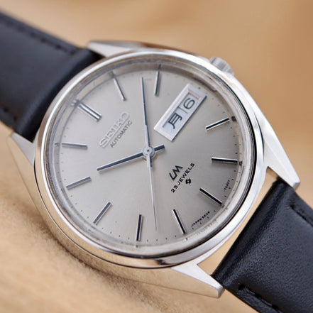 SEIKO LM LORD MATIC 25JEWEWS 5606-7190 セイコー ロードマチック 自動巻き AT デイデイト カレンダー ベルト交換済 ヴィンテージ アンティーク 1972年 OH済/仕上済 【６ヶ月保証】 CH6