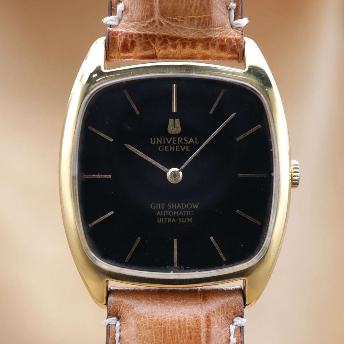 UNIVERSAL GENEVE GILT SHADOW ULTRA-SLIM 566105 <1960~1970年代>