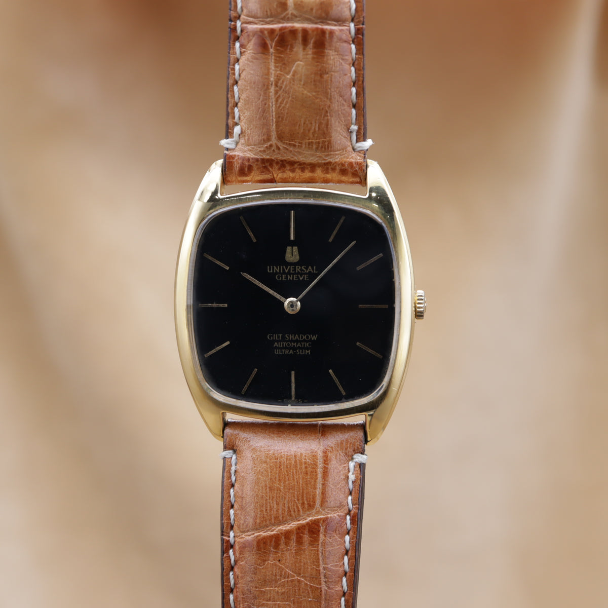 UNIVERSAL GENEVE GILT SHADOW ULTRA-SLIM 566105 <1960~1970年代>