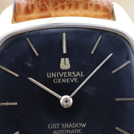 UNIVERSAL GENEVE GILT SHADOW ULTRA-SLIM 566105 <1960~1970年代>