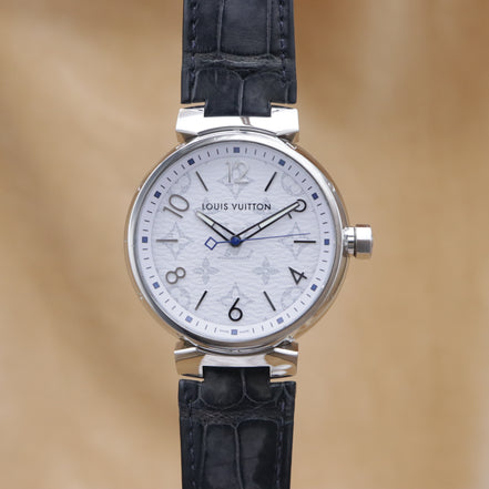 LOUIS VUITTON Tambour Monogram QA114 <2005>