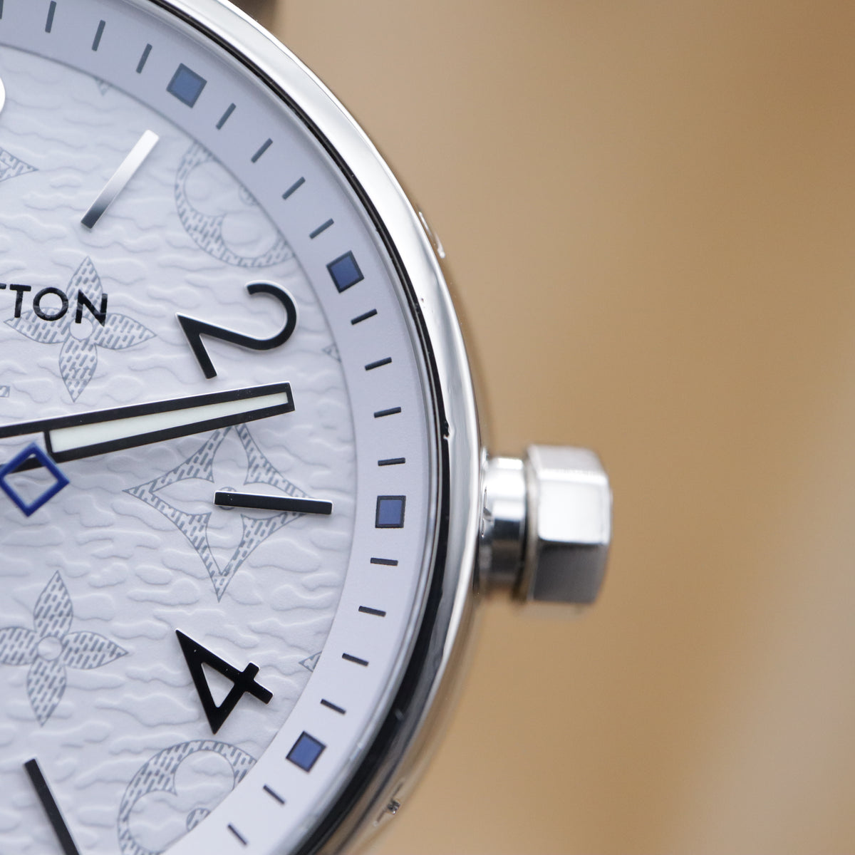 LOUIS VUITTON Tambour Monogram QA114 <2005>