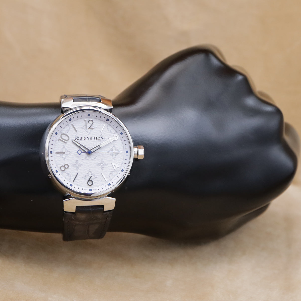 LOUIS VUITTON Tambour Monogram QA114 <2005>