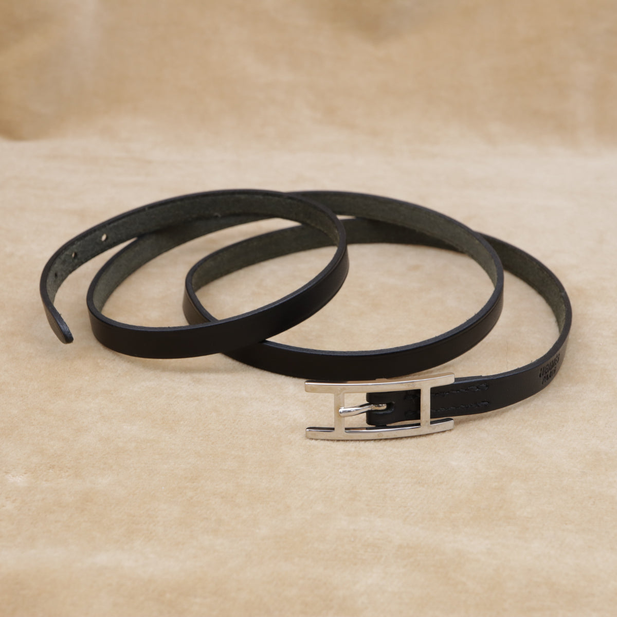 HERMES Hapi Leather Bracelet