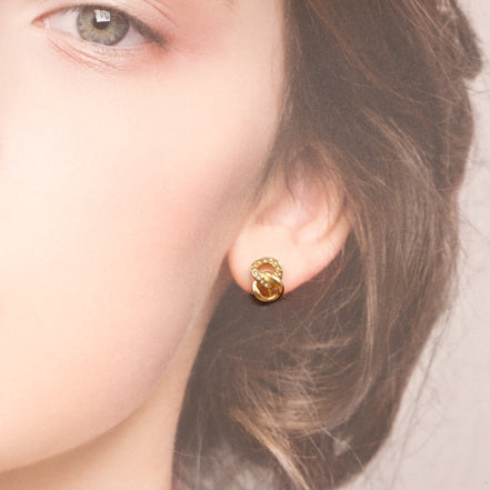 Christian Dior Rhinestone Earrings GP