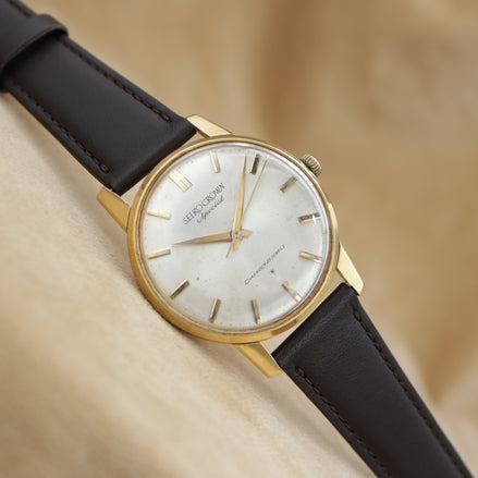 SEIKO CROWN Special AD Dial K18 Gold 70198 <1964年>