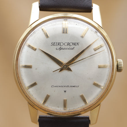 SEIKO CROWN Special AD Dial K18 Gold 70198 <1964年>