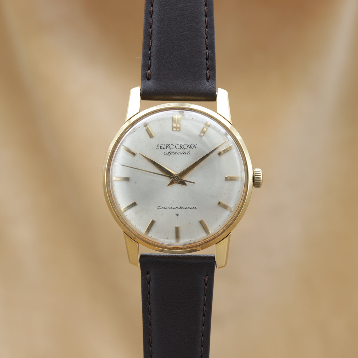 SEIKO CROWN Special AD Dial K18 Gold 70198 <1964年>