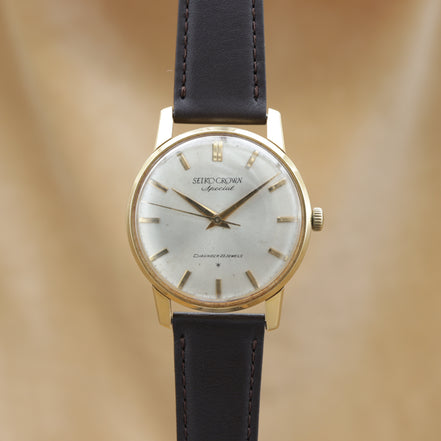 SEIKO CROWN Special AD Dial K18 Gold 70198 <1964年>