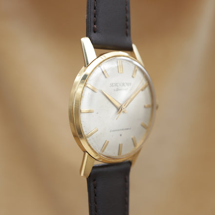 SEIKO CROWN Special AD Dial K18 Gold 70198 <1964年>