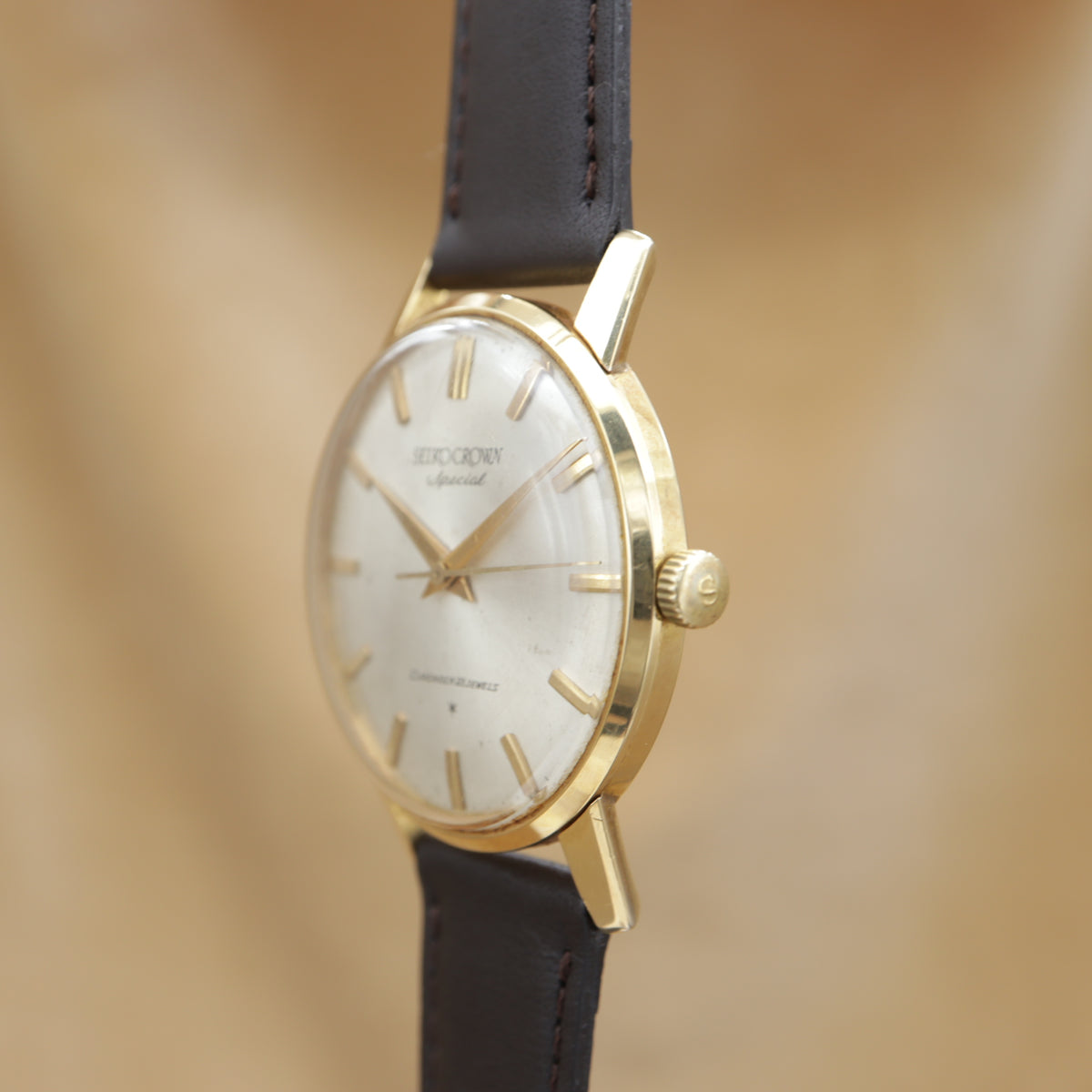 SEIKO CROWN Special AD Dial K18 Gold 70198 <1964年>