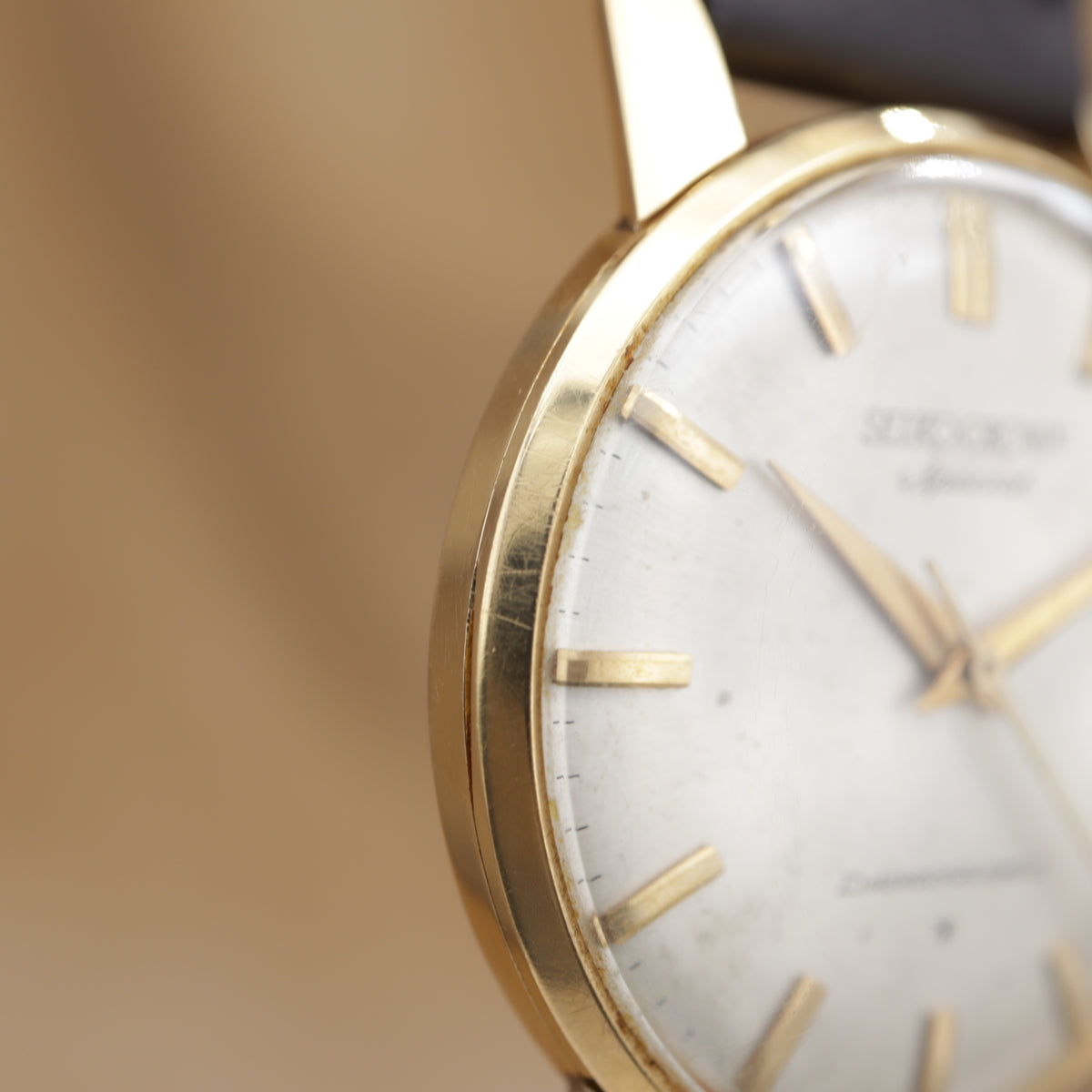 SEIKO CROWN Special AD Dial K18 Gold 70198 <1964年>