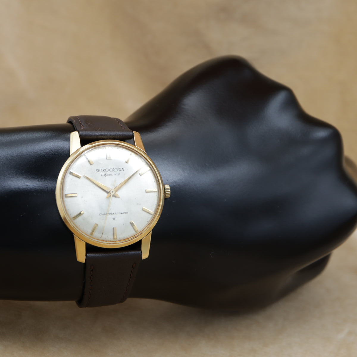 SEIKO CROWN Special AD Dial K18 Gold 70198 <1964年>