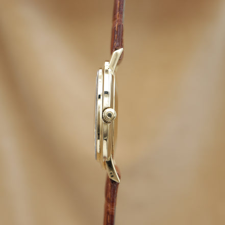 OMEGA Geneve Cal.620 18K Cut Glass <1960s>