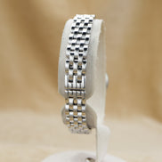 TIFFANY & Co. Classic Round Date SS SM RND DIS WHT ARA BELT <1990s>