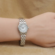 TIFFANY & Co. Classic Round Date SS SM RND DIS WHT ARA BELT <1990s>