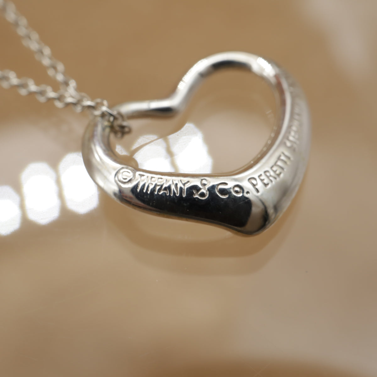 TIFFANY&Co. Open Heart Pendant