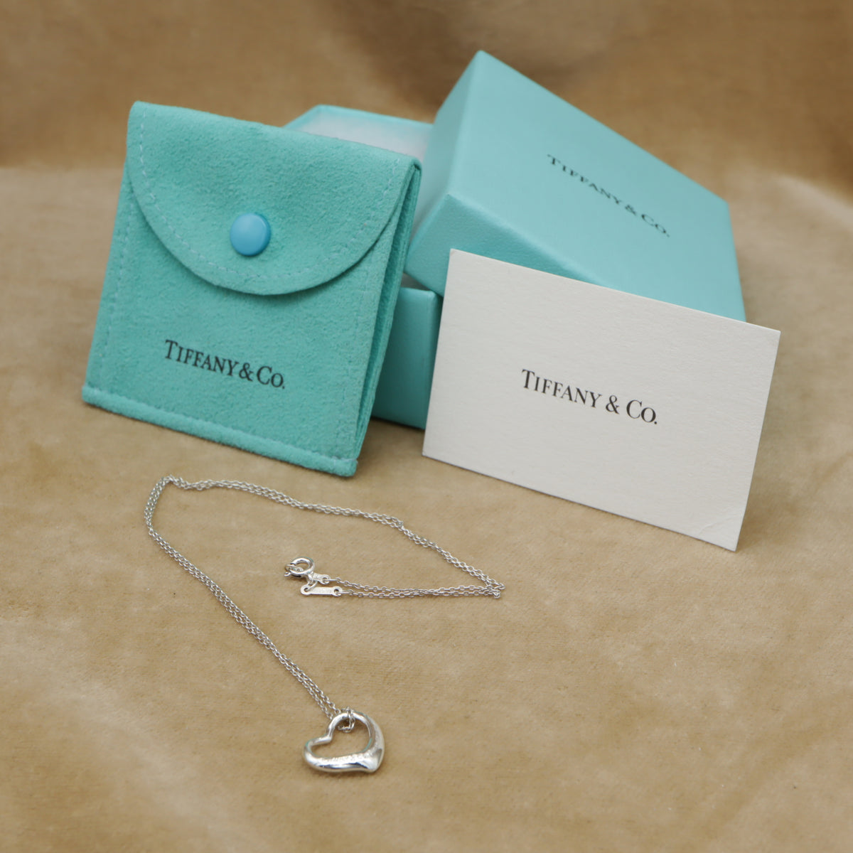 TIFFANY&Co. Open Heart Pendant