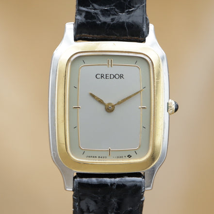 SEIKO CREDOR 18KT BELEL 8420-6730  <1984年>