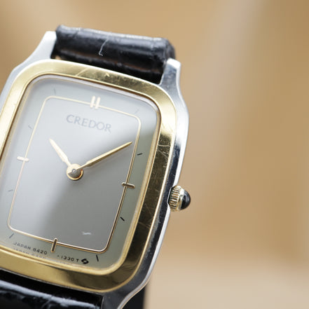 SEIKO CREDOR 18KT BELEL 8420-6730  <1984年>