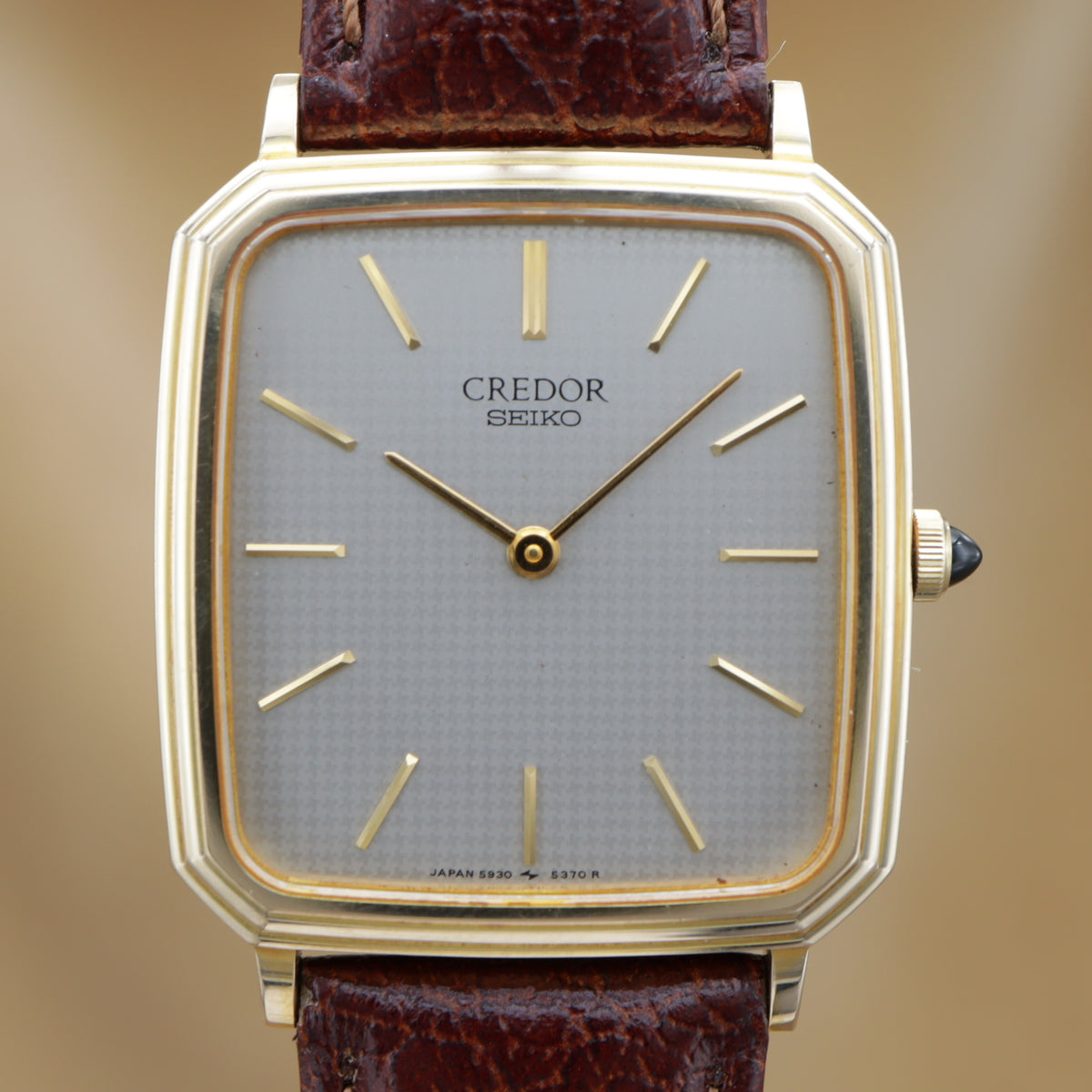 SEIKO CREDOR 14K Gold  5930-5350 <1983年>