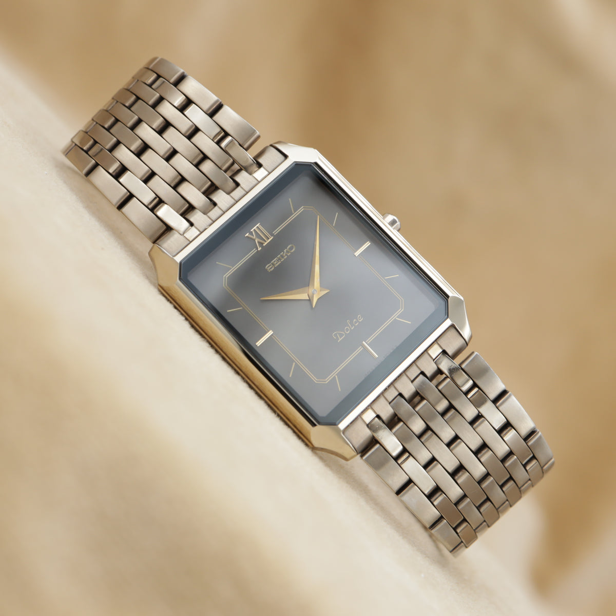 SEIKO Dolce TUNGSTEN CARBIDE 8N40-5050 <1990>