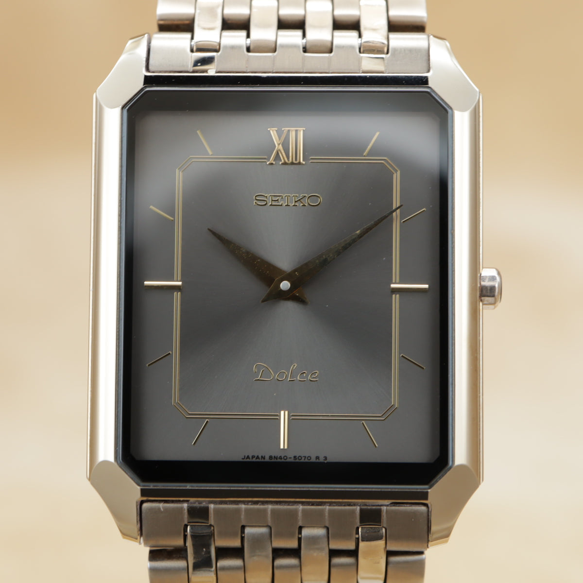 SEIKO Dolce TUNGSTEN CARBIDE 8N40-5050 <1990>