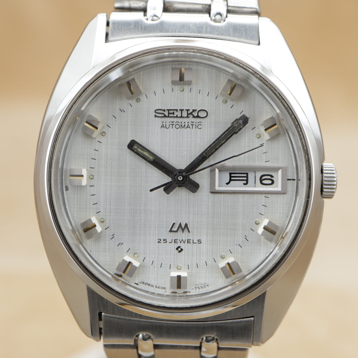 SEIKO LORD MATIC Cut Glass 5606-7230 <1973>