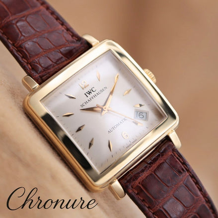 IWC IW1876 Square 18K 750 Gold