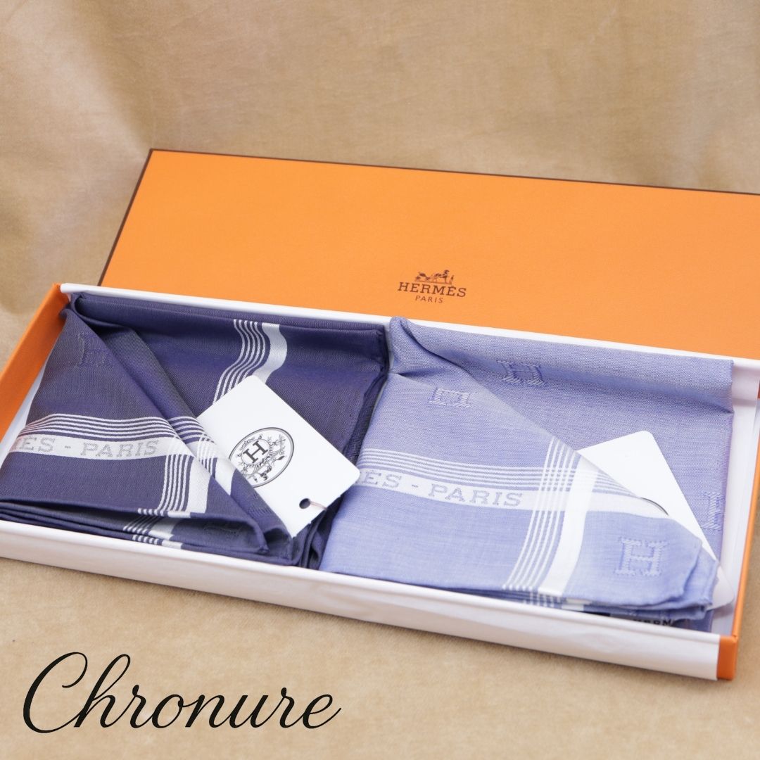 HERMES Handkerchief Set